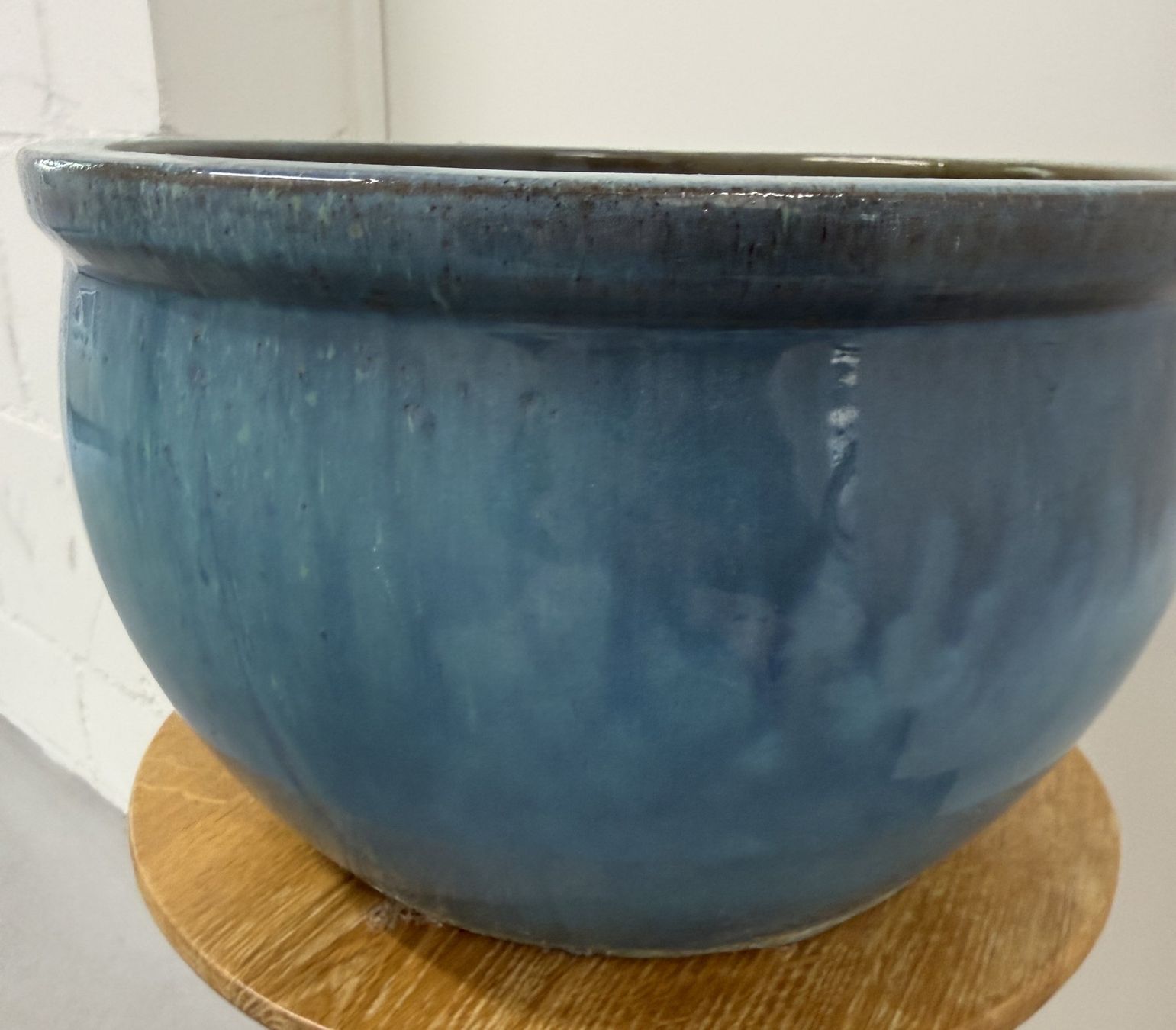Migros Vasi per fiori: Pflanzentopf Terrakotta Glasiert Blau – Nuovo (secondo la descrizione) da Basel venduto da tamy90 2