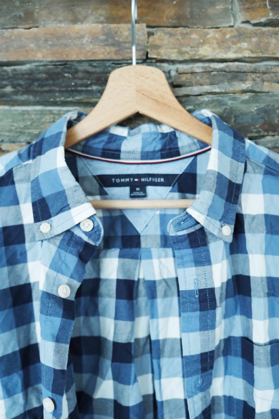 Tommy Hilfiger Hemden: Hemd Herren Tommy Hilfiger Gr. M blau – Neu (gemäss Beschreibung) aus Winkel von man_2qfr 2