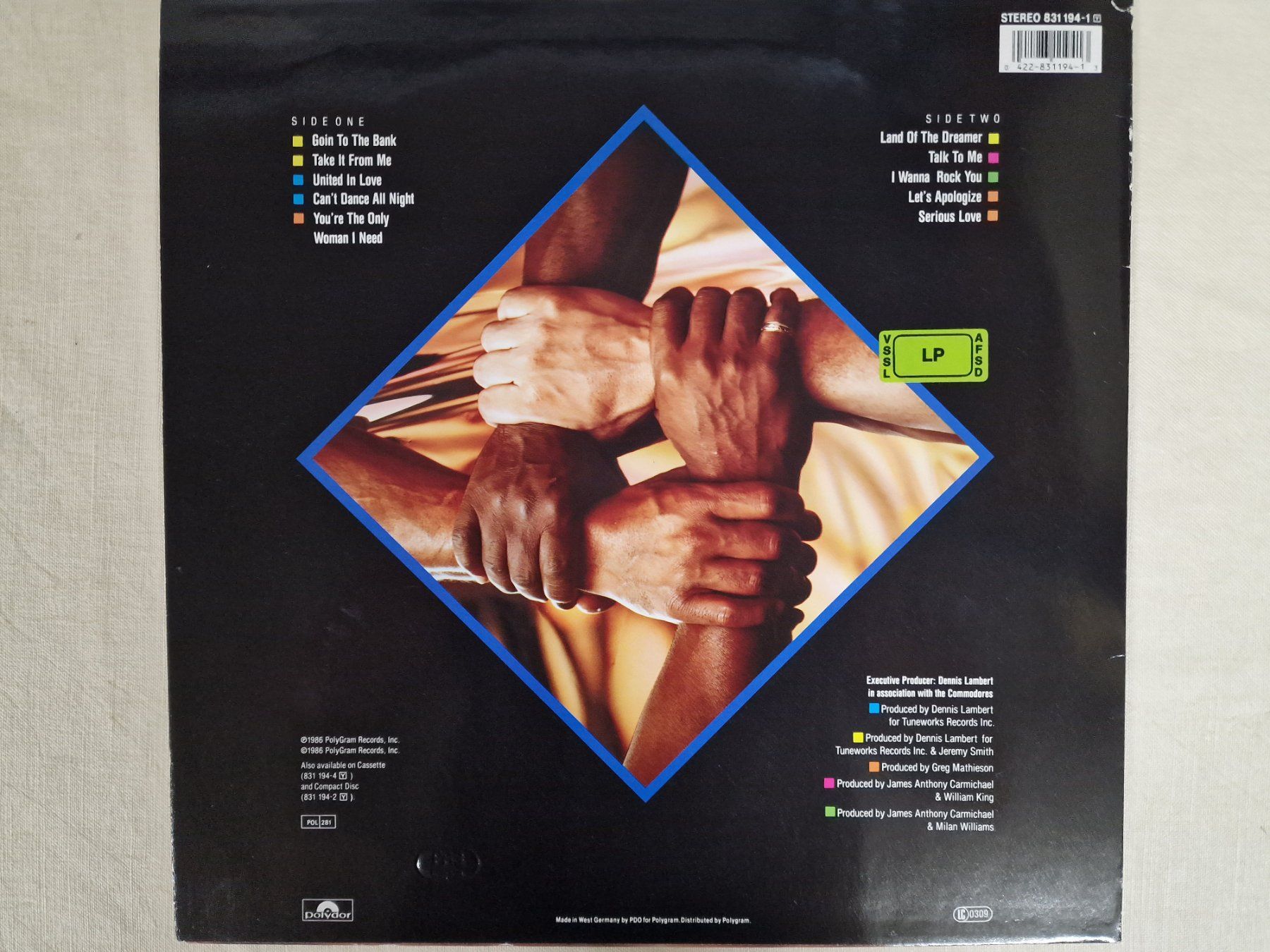 Dischi in vinile: Commodores LP – United – Usato da Root venduto da atelier22 1