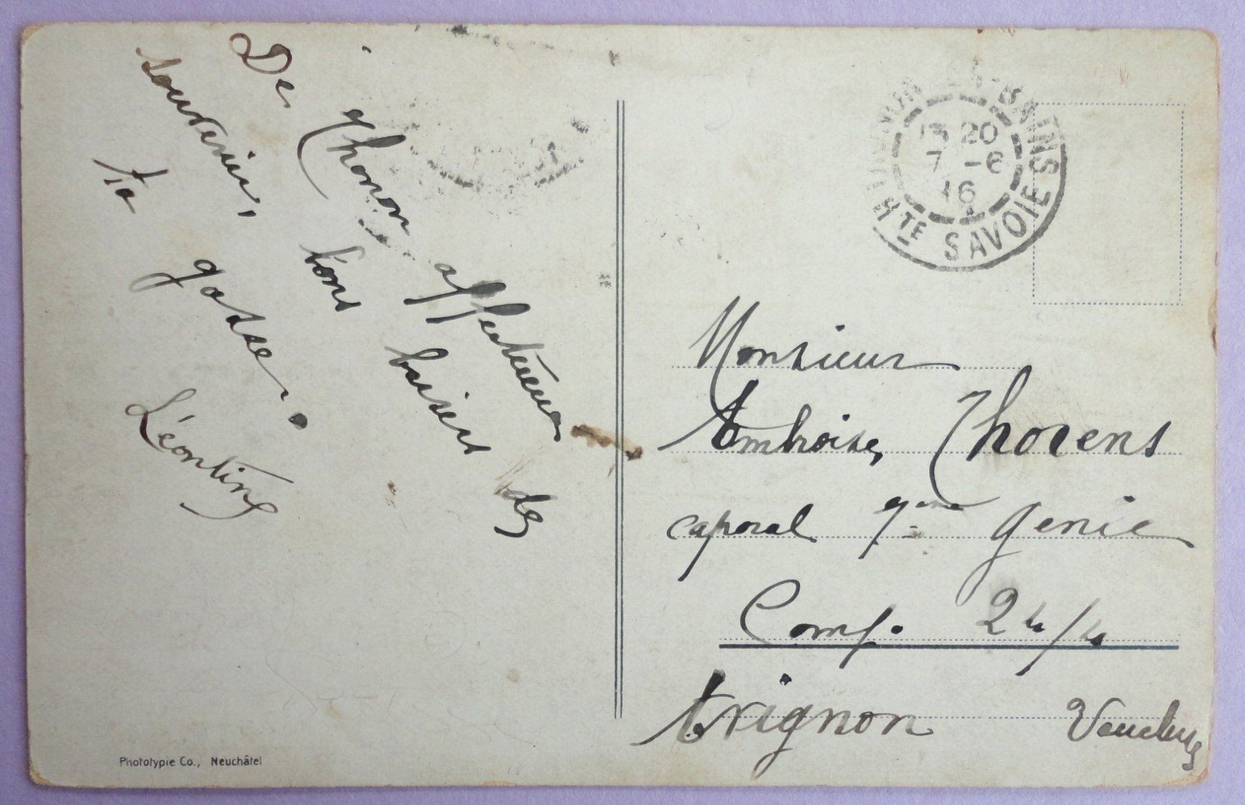 Cartoline postali: Barque du Léman – Difettoso da Fétigny venduto da Billy2miny 1