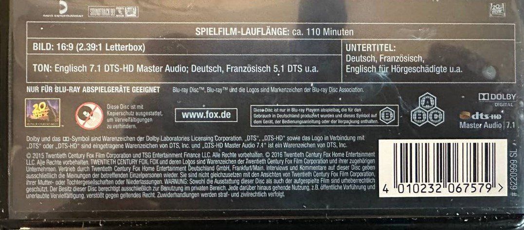 Tutti i DVDs: Victor Frankenstein Blu-ray Disc Top Zustand – Usato da Beringen venduto da Mantafisch1 2