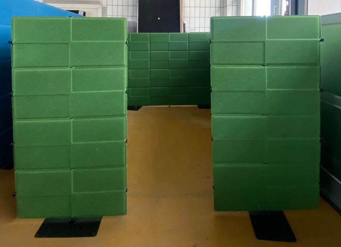 Paraventi: USM Privacy Panels Grün – Usato da St. Gallen venduto da MSMoebelhandel 1