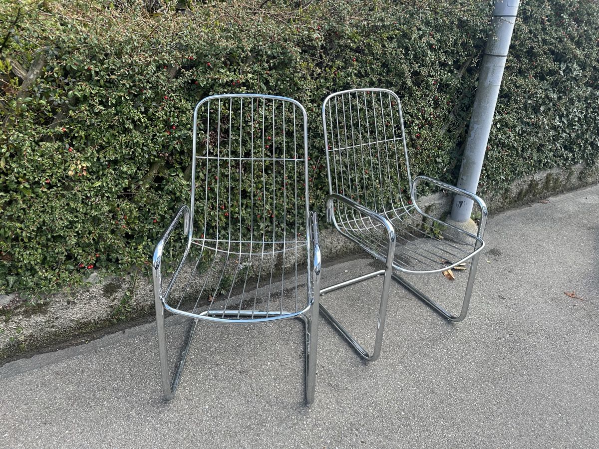 Sedie: Freischwinger Stühle von Gastone Rinaldi – Usato da Zürich venduto da inf_995m 7