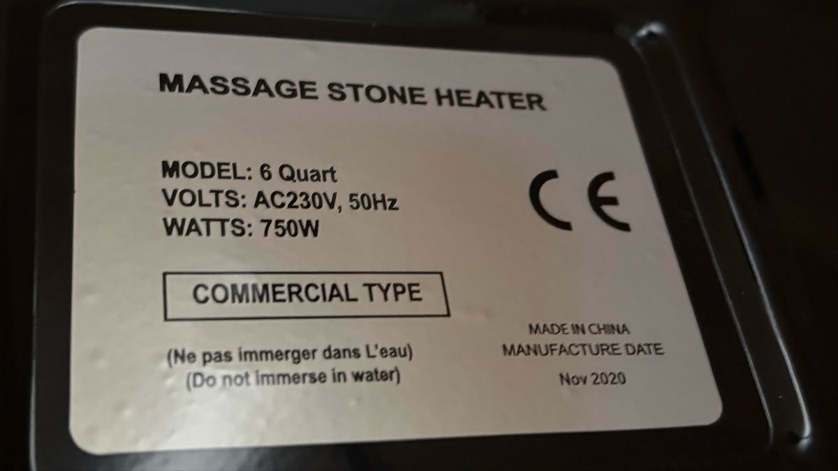 Dispositivi per massaggi: Hot-Stone-Erwärmer mit Steinen – Usato da Hinwil venduto da Salome11 4