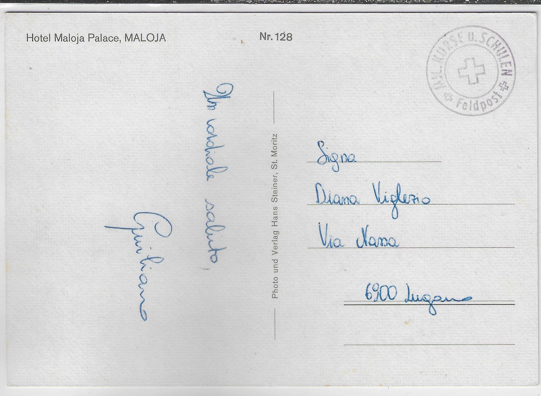 Cartoline postali: Hotel Maloja Palace – Usato da Ettingen venduto da Kartenplanet 1