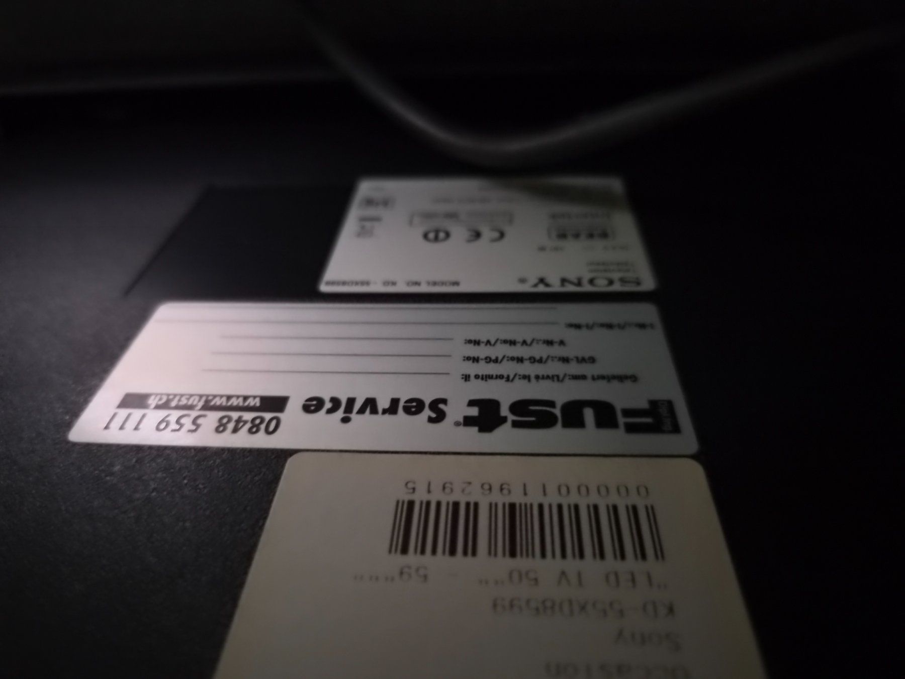 Sony Fernseher: Sony KDX55 – Gebraucht aus Neuhausen von A.spitzer 1