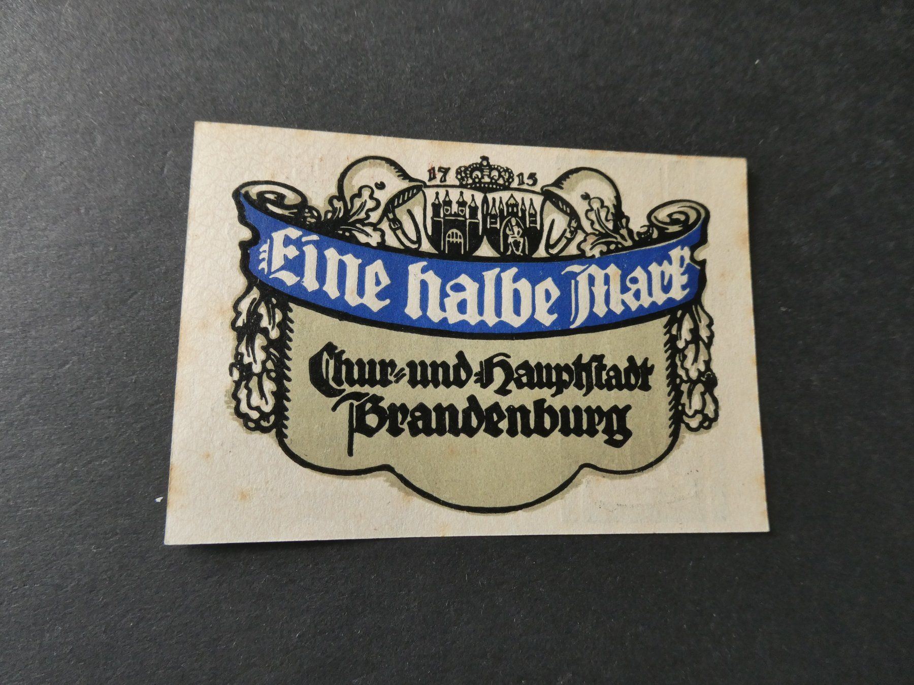 Banknoten: Dt. Reich,  Brandenburg,  Notgeldschein – Gebraucht aus Hinterforst von Rohusri