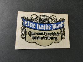 Dt. Reich,  Brandenburg,  Notgeldschein