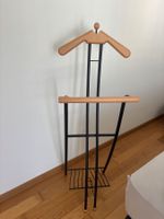 Herrendiener Holz Metall schwarz guter Zustand