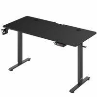 Höhenverstellbarer Bürotisch Schwarz