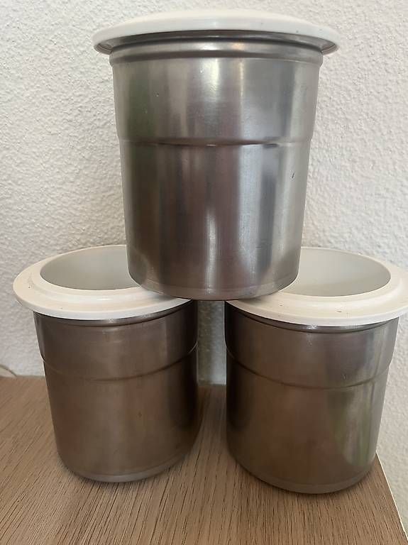 Pentole: Pacojet Edelstahl-Becher mit Deckel  3 Stück  – Usato da Trübbach venduto da svengroove