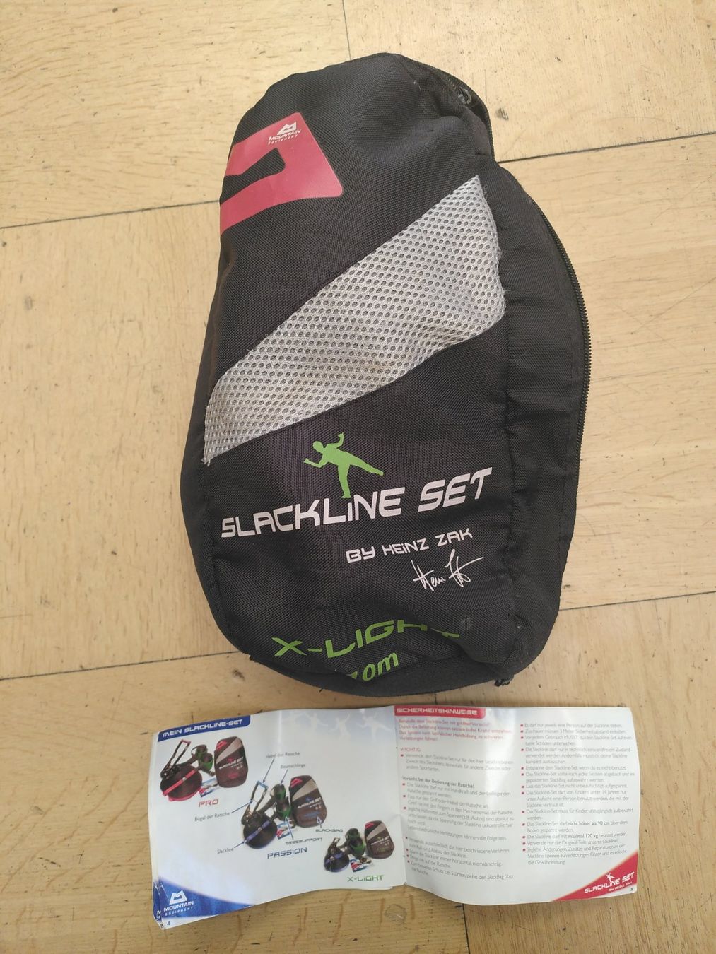 Slackline: 10m Slackline, blau 25mm breit – Usato da Zürich venduto da Kikkomusashi