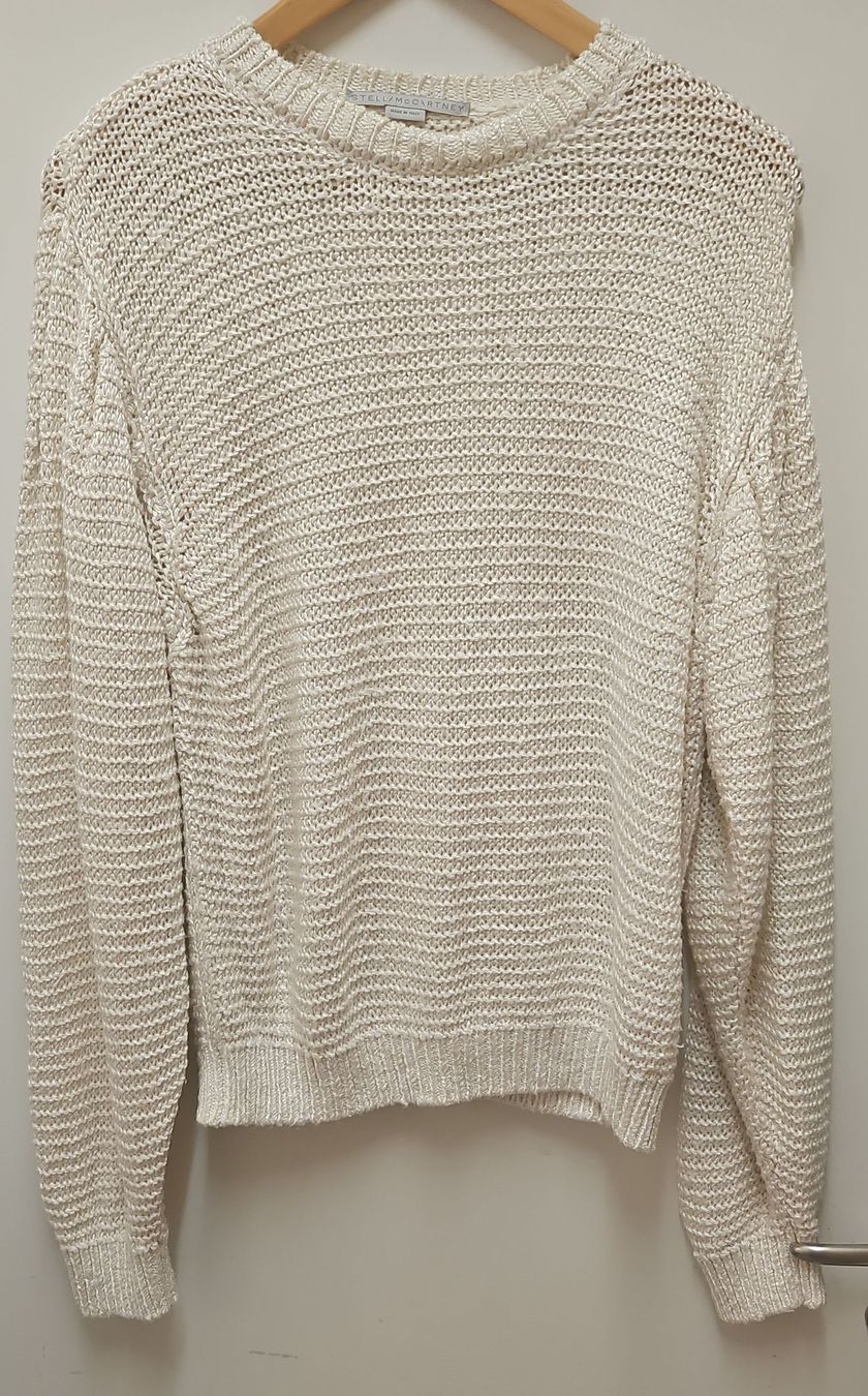 Maglioni & Felpe: Stella McCartney Pullover weiß gestrickte Textur – Usato da Zürich venduto da eri_8w5v