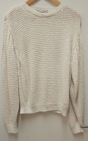 Stella McCartney Pullover weiß gestrickte Textur
