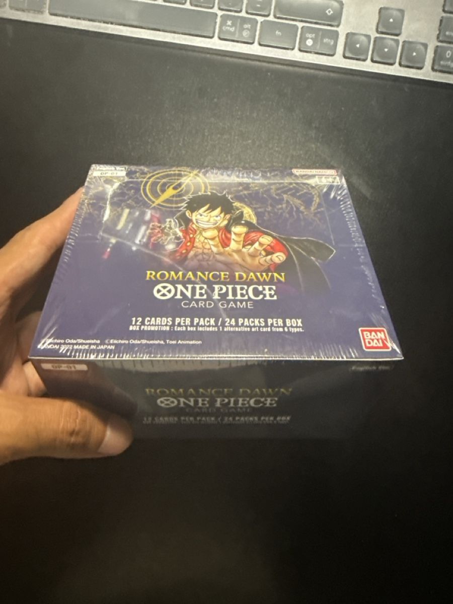 Bandai Carte collezionabili: One Piece TCG OP01 Blue Bottom Pre-Errata Top – Nuovo e nell'imballaggio originale da Dübendorf venduto da godpack 1