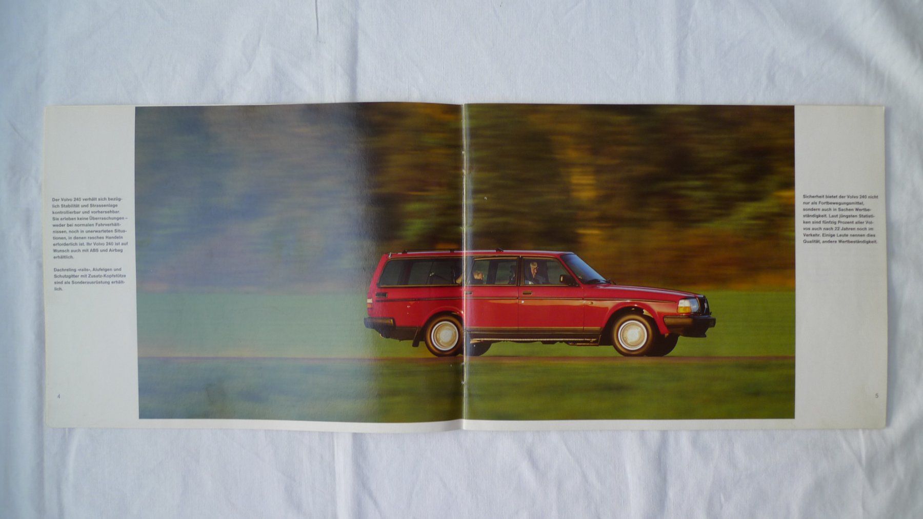 Volvo Documents: Autoprospekt VOLVO 240 von 1992 – D'occasion à Winterthur par Sacramons 3