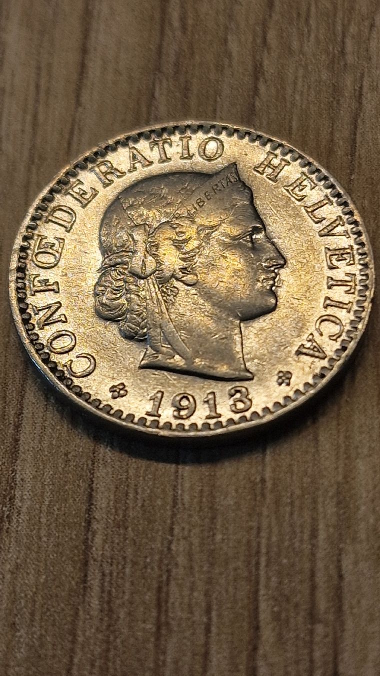 Tutti le monete: Lot 20 Rappen 1912-1945 – Usato da Chur venduto da Mckaktus 3