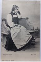 No. 7889, Uralt, Costumes suisses, Bale-ville, 1906