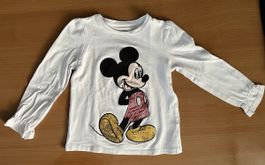 ✨ Mädchen Langarmshirt, Grösse 104, Mickey Mouse ✨
