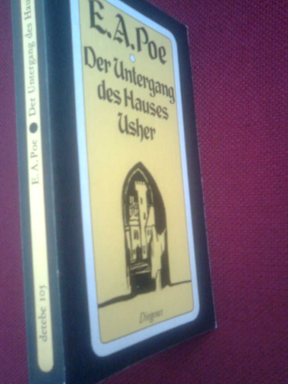 Libri: E. A.Poe Der Untergang des Hauses Usher – Usato da Basel venduto da Alacant 1