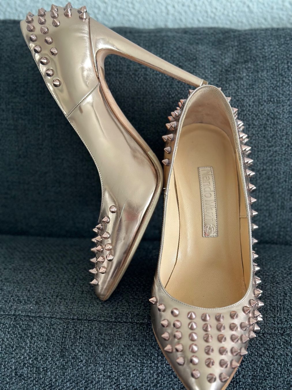 Chaussures femmes: Rosa Gold High Heels – D'occasion à Bäch SZ par ruslena29 5