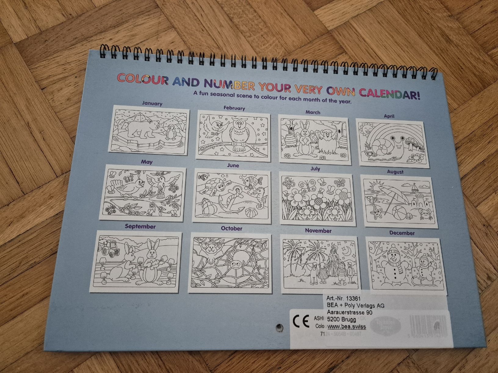 Calendari: Kalender zum anmalen – Nuovo (secondo la descrizione) da Kappel SO venduto da tiger1921 3