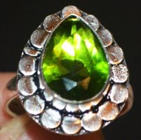 Ring L-7056 – Peridot Edelstein - 18mm Innendurchmesser