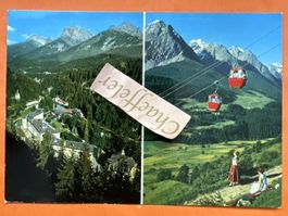 Postkarte Scuol-Tarasp-Vulpera 1250m mit Seilbahn 1970