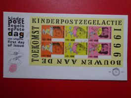 FDC Ersttagsbrief 1996 BLOCK KINDER Pays-Bas NIEDERLANDE