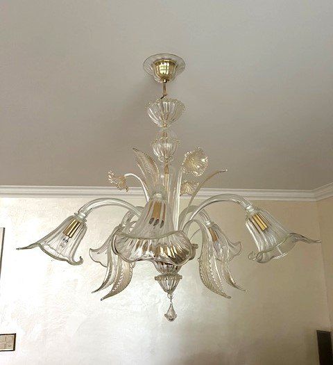 Kronleuchter & Deckenlampen: Kronleuchter – MURANO-GLAS – Gebraucht aus Biberist von Gbiber