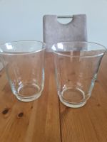 2 Glasvasen / Kerzengläser 