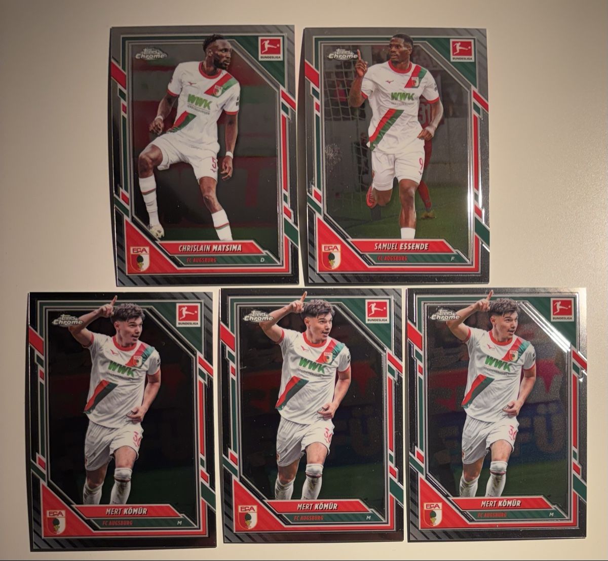 Topps Carte collezionabili: FC Augsburg Topps Chrome Bundesliga – Nuovo (secondo la descrizione) da Meilen venduto da rr0