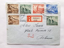 DR - R- ZENSUR Brief, INNSBRUCK 20.III.40 > BOLZANO (BOZEN)
