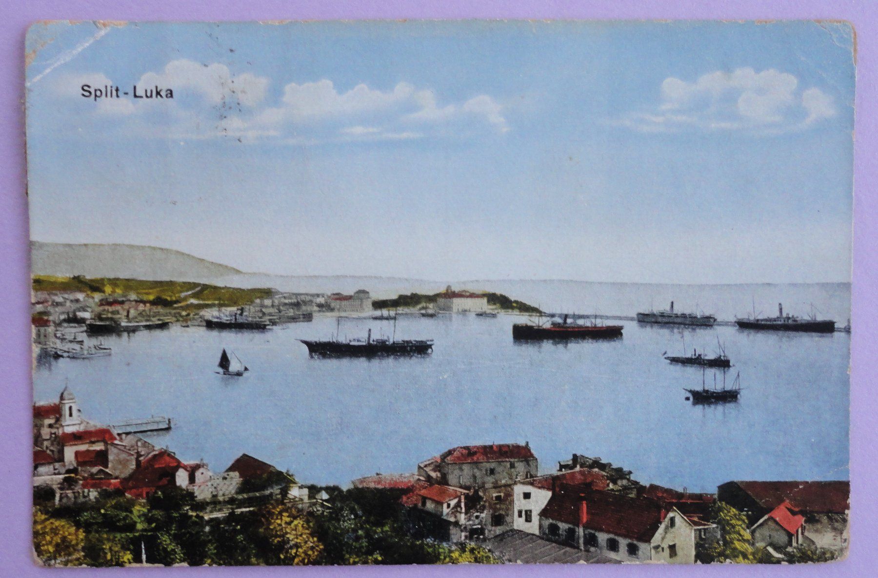 Cartoline postali: Split-Luka – Difettoso da Fétigny venduto da Billy2miny