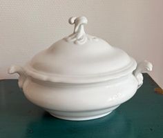 HUTSCHENREUTHER "Maria Theresia" weiß Suppenterrine