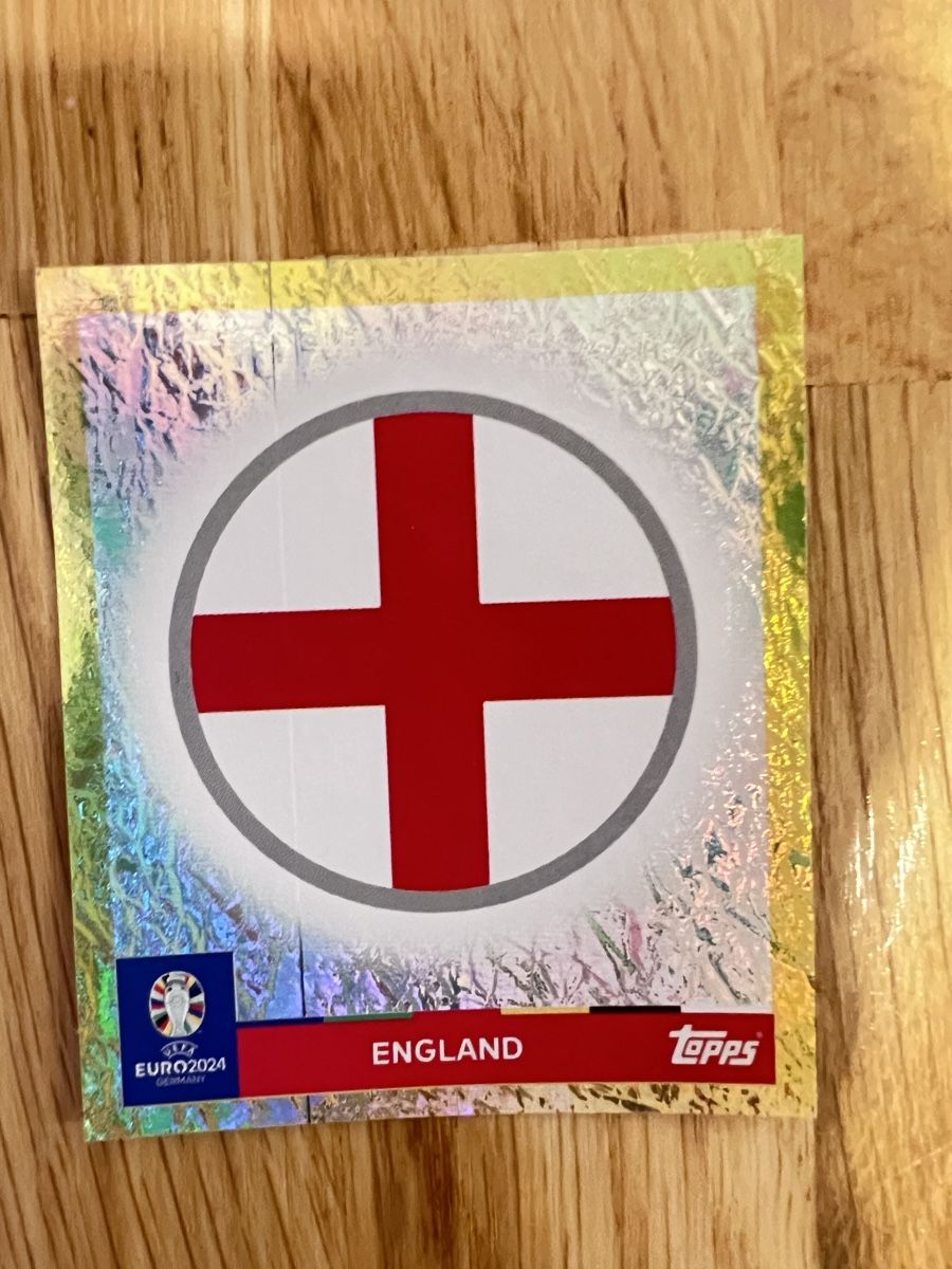 Topps Sammelbilder & Trading cards: Topps EIRO 2024 ENG 1 Gold – Gebraucht aus Oberburg von Serbus