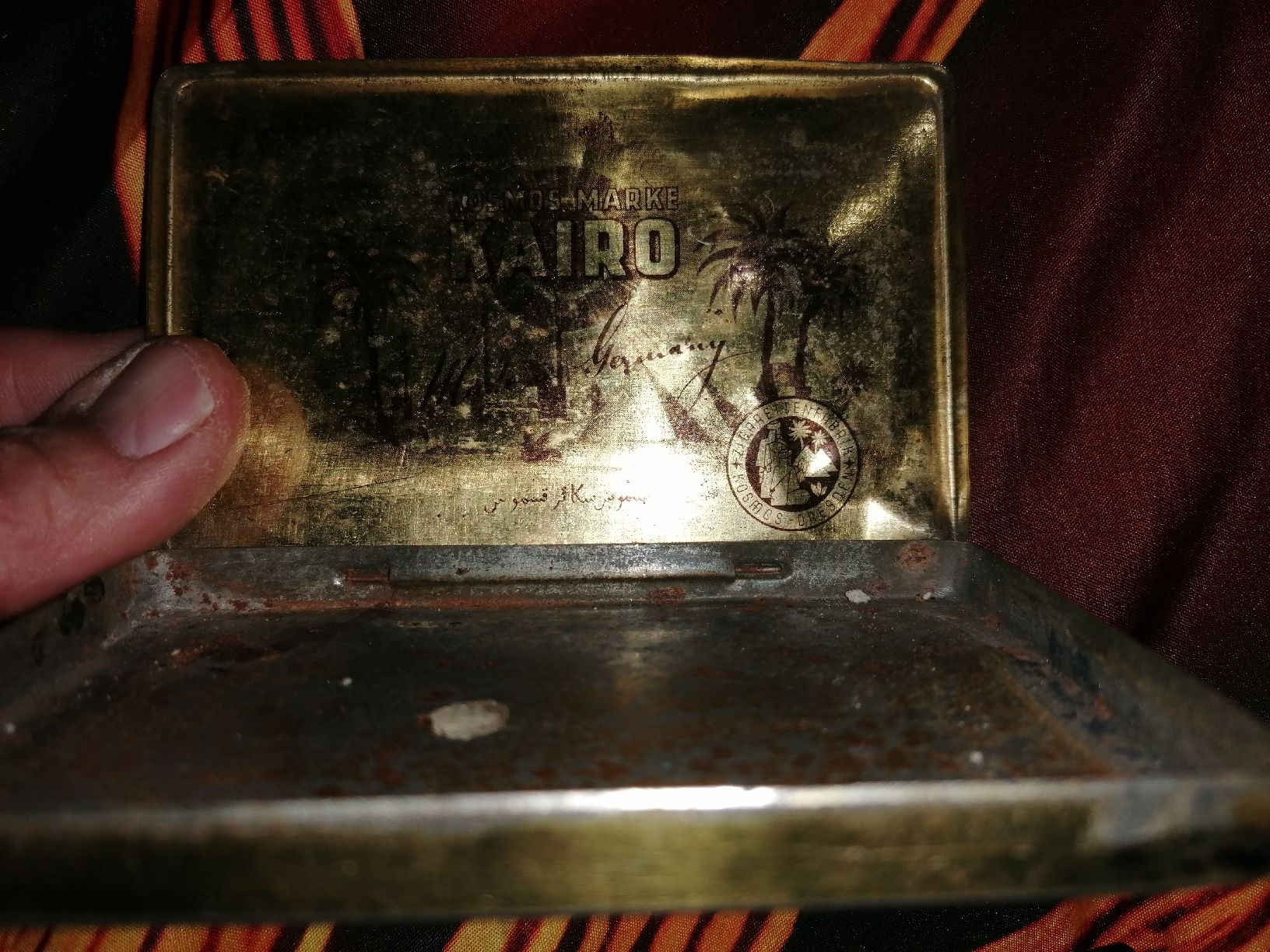 Tabak: Antike Blechdose Kairo 10 Zig.  – Gebraucht aus Zürich von Tin4Life 6