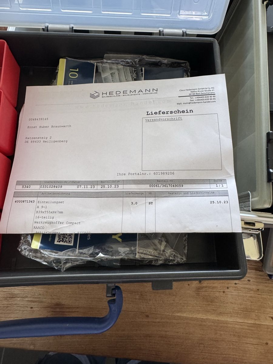 Valigie: Sortimentskoffer – Usato da Wilen b. Wollerau venduto da Loonyacht 4