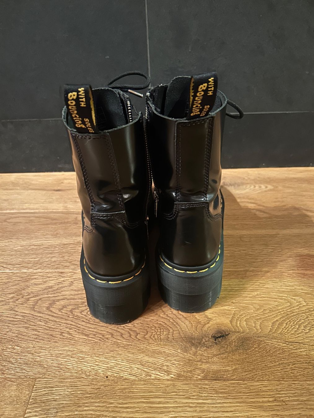 Dr. Martens Scarpe da donna: Dr. Martens Plateaustiefel Schwarz/black – Nuovo (secondo la descrizione) da Lippoldswilen venduto da ame_96g2 3