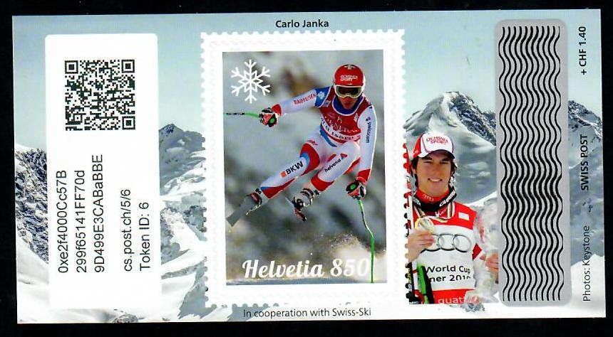 Swiss Crypto Stamp 5.0, Token 6, Carlo Janka 1