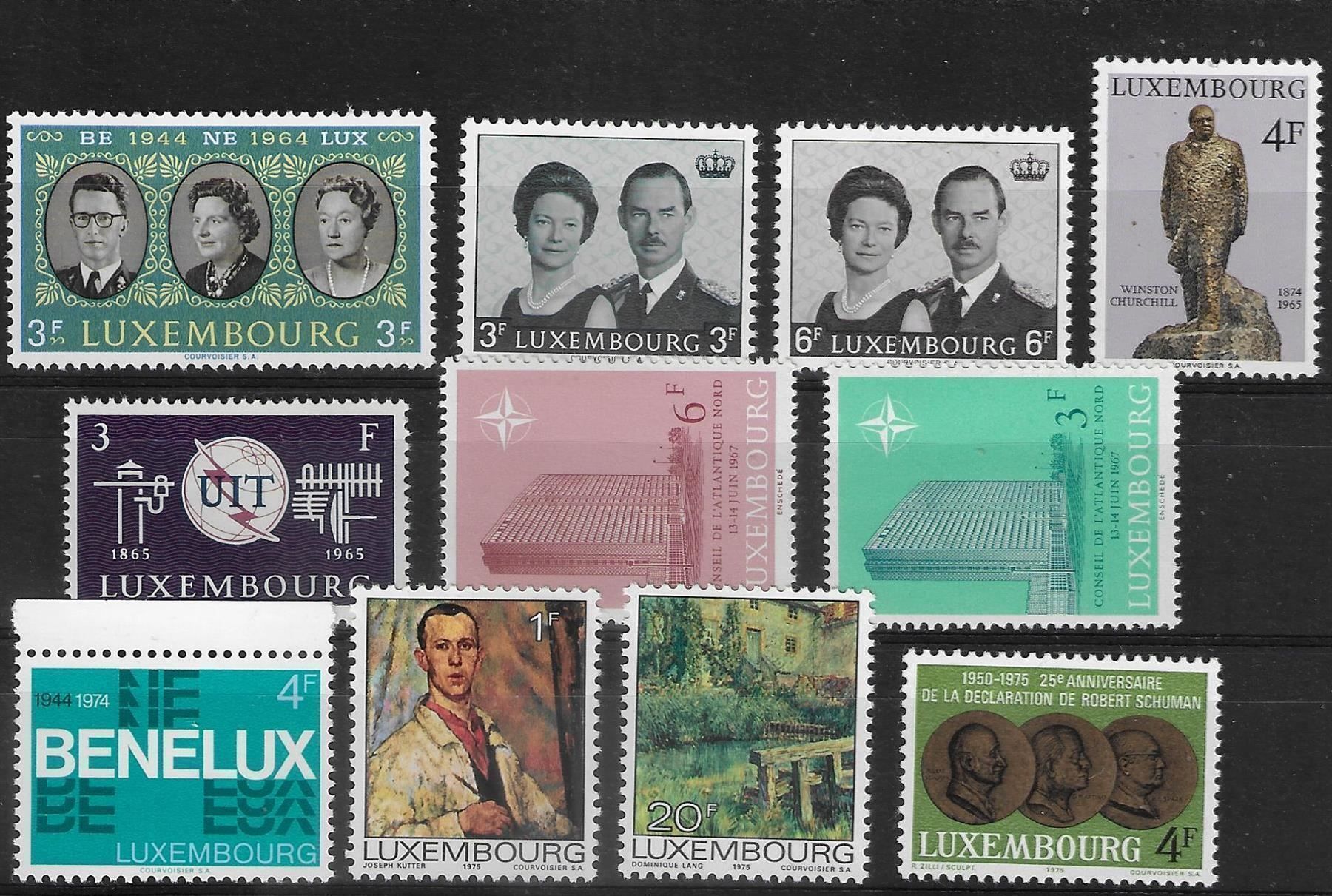 Alle Briefmarken: Luxemburg Lot** postfrisch ab 1964 – Neu und originalverpackt aus Ettingen von Kartenplanet