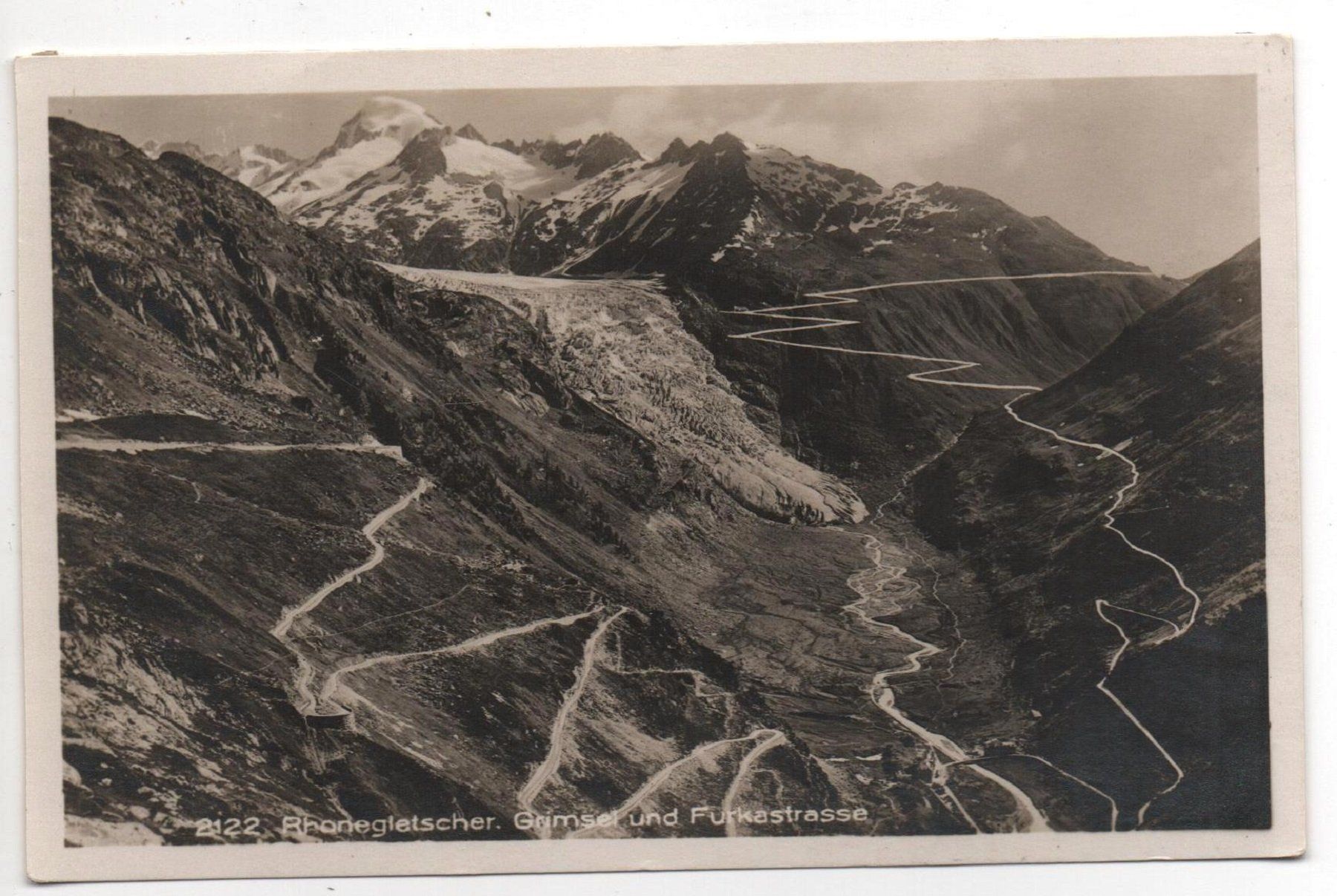 Cartoline postali: GLETSCH Rhonegletscher Grimsel- und Furkastrasse – Nuovo (secondo la descrizione) da Jona venduto da philajona