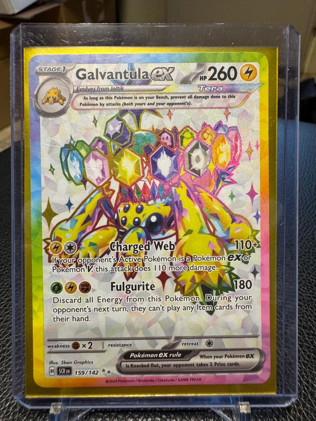 Pokémon Carte collezionabili: Galvantula ex | Ultra Rare | SCR 159/142 | EN – Usato da Spreitenbach venduto da Snacky96 2