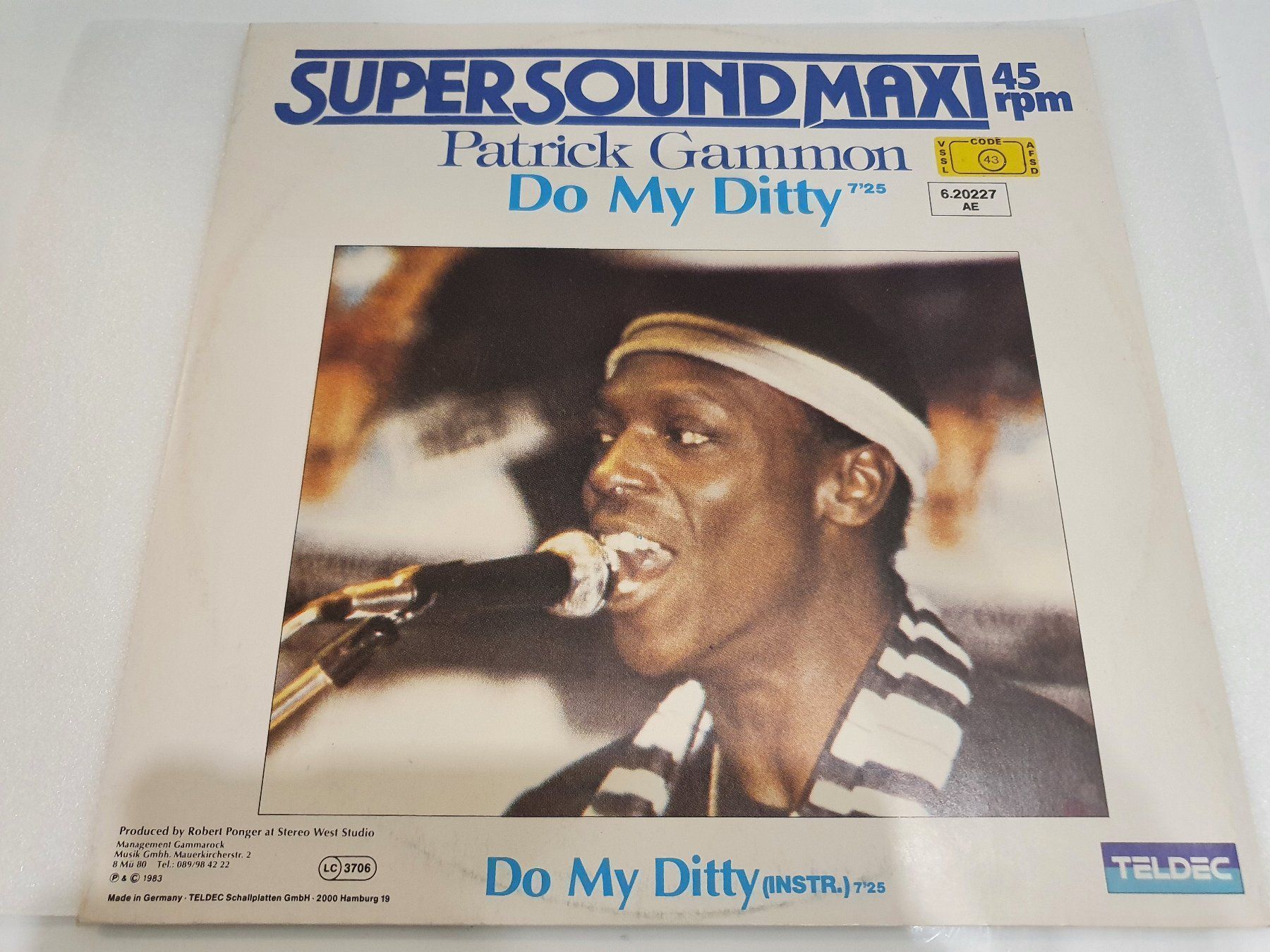 Schallplatten: Patrick Gammon - Do My Ditty (Maxi, Hip Hop) – Gebraucht aus Uster von Vinyl-Leidenschaft 1