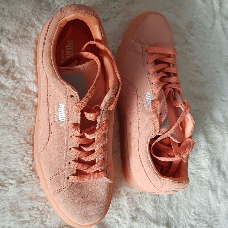 Puma suede 2025 salmon