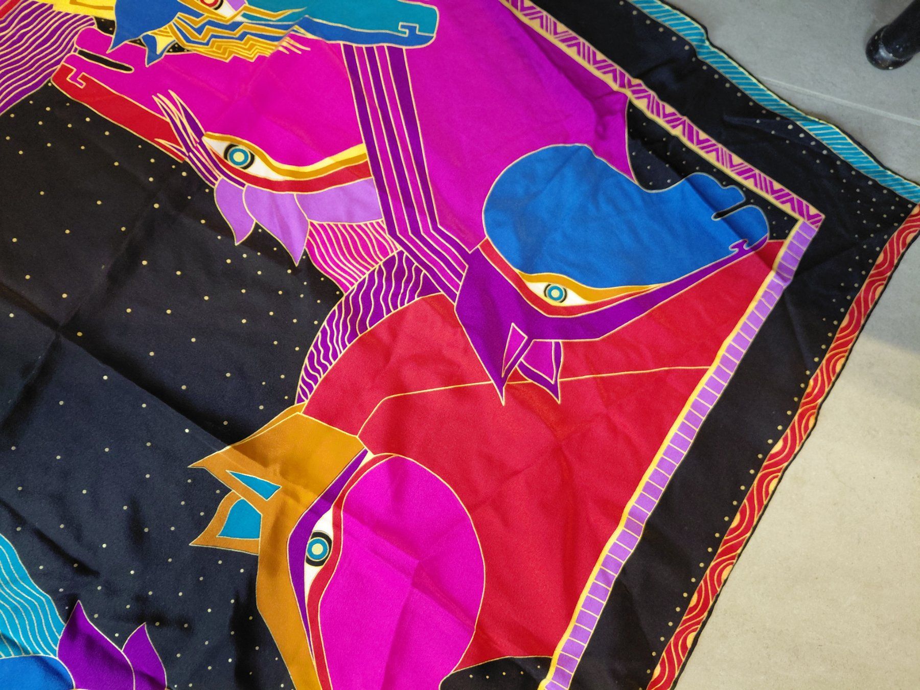 Foulard & Sciarpe: Foulard Seide "Samuel Burch" – Usato da Zürich venduto da Rosys 5
