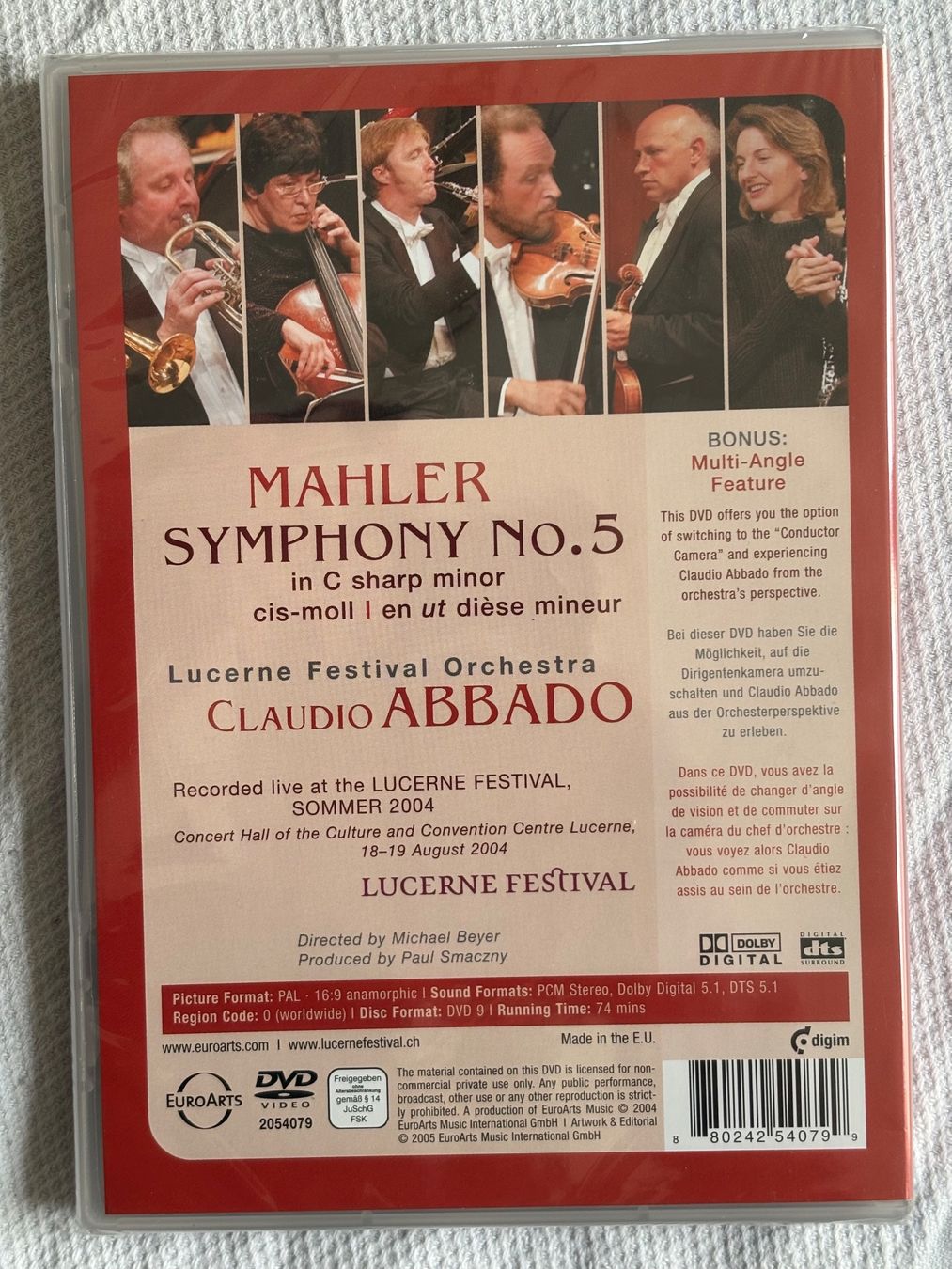 Tutti i DVDs: Mahler: Symphony No. 5 – Nuovo e nell'imballaggio originale da Stans venduto da Abukadnezar 1