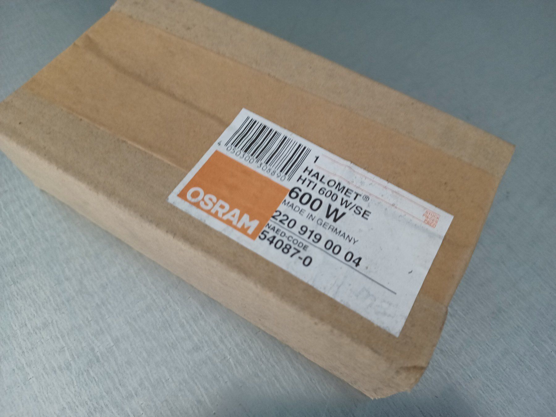 Osram Lampen: Lampe Osram Halomet HTI 600W/SE – Neu und originalverpackt aus Urtenen-Schönbühl von nuancegmbh 1
