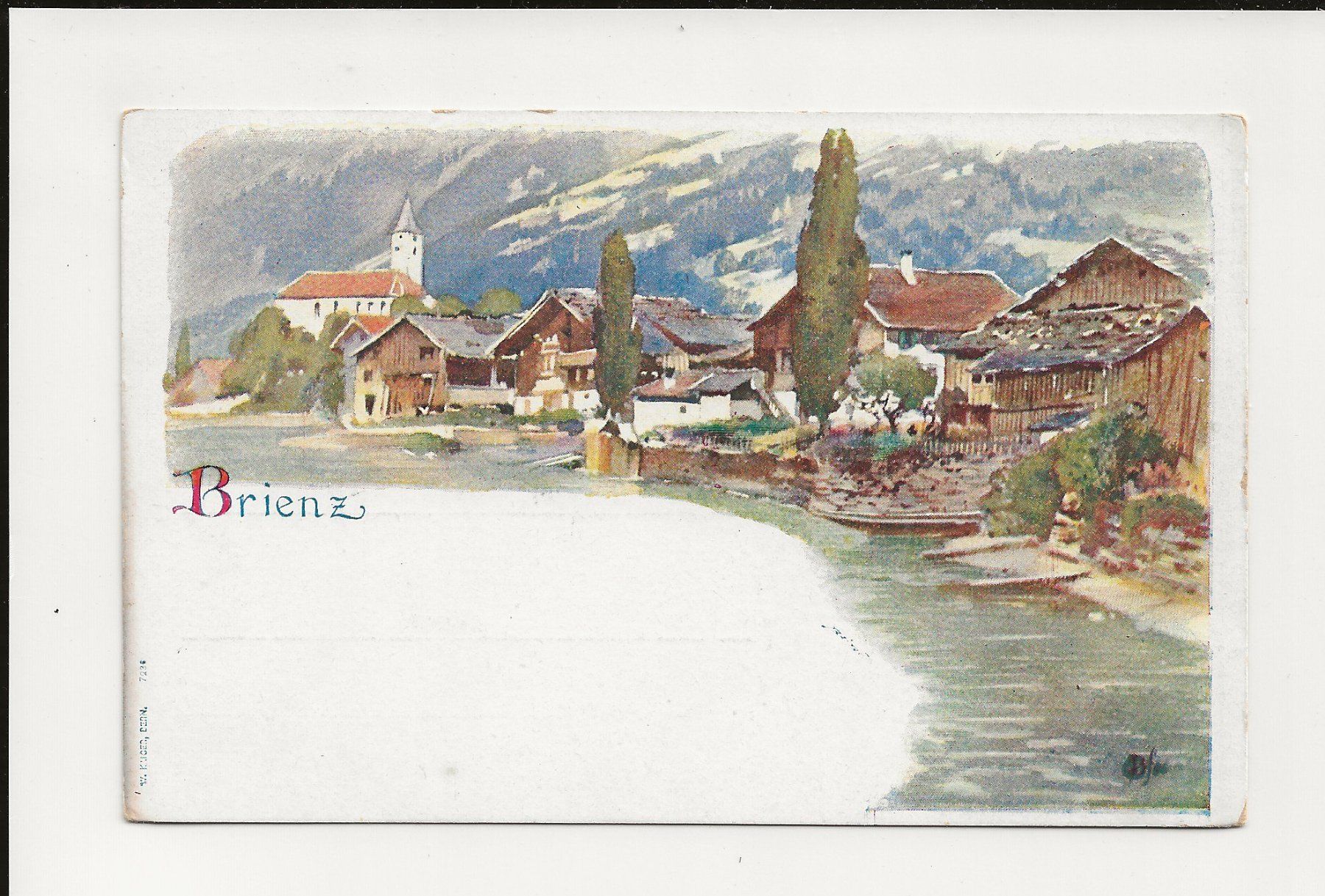 Cartoline postali: AK ca.1900 Brienz - Ungelaufen – Usato da Greifensee venduto da 315WDO