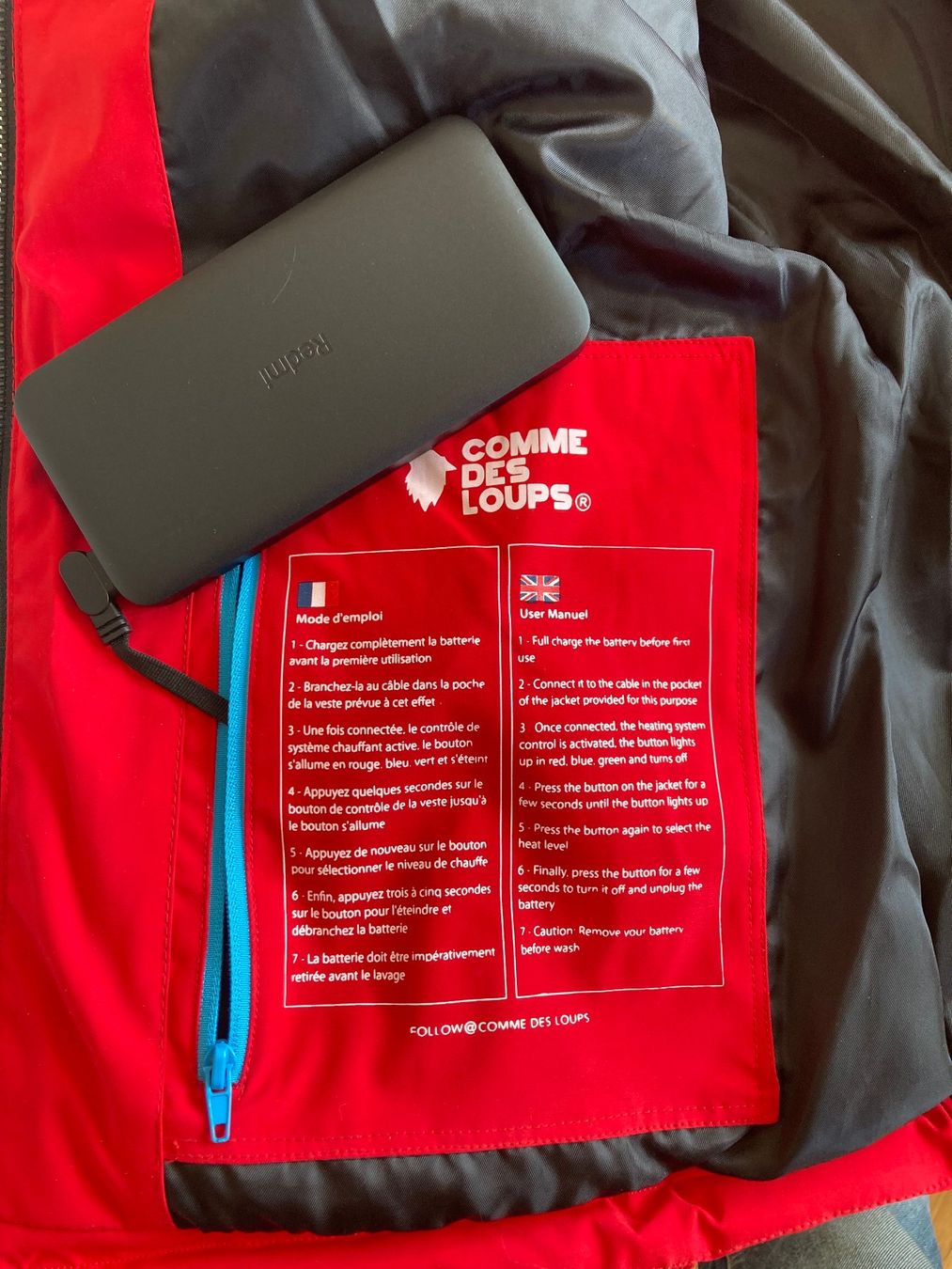 Giacche: Doudoune rouge Comme des Loups, taille L, neuve. – Nuovo (secondo la descrizione) da La Tour-de-Peilz venduto da vve_nm8c 4